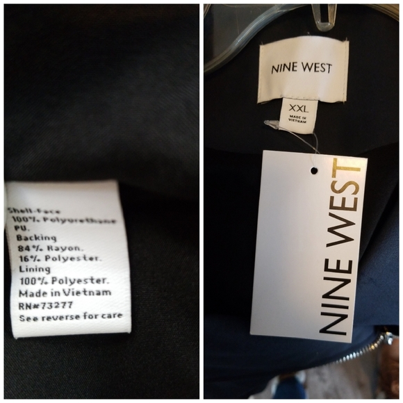 NWT Nine West Moto Jacket. - Picture 5 of 8